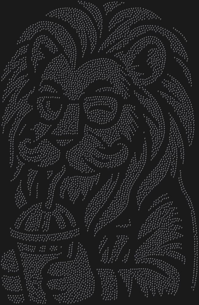 Трафарет Лев-хипстер — RHT_LIONHIPSTER1_SS6_JET_BLACK
