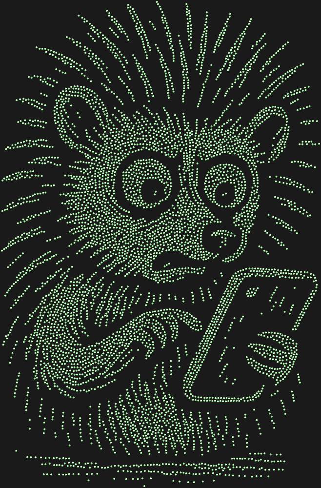 Трафарет Hedgehog with a smartphone — RHT_HEDGEHOG1_SS10_LT_PERIDOT