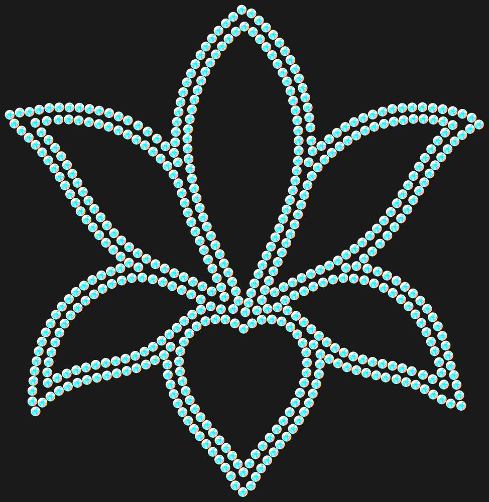 Трафарет Lily — RHT_LILY1_SS12_CRYSTAL_AB_DMC