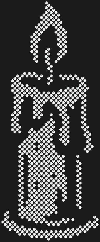 Трафарет Candle — RHT_CANDLE1_SS16_CRYSTAL_CLEAR