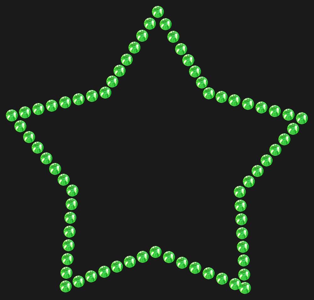 Трафарет Star contour — RHT_STAR1_SS16_LT_PERIDOT