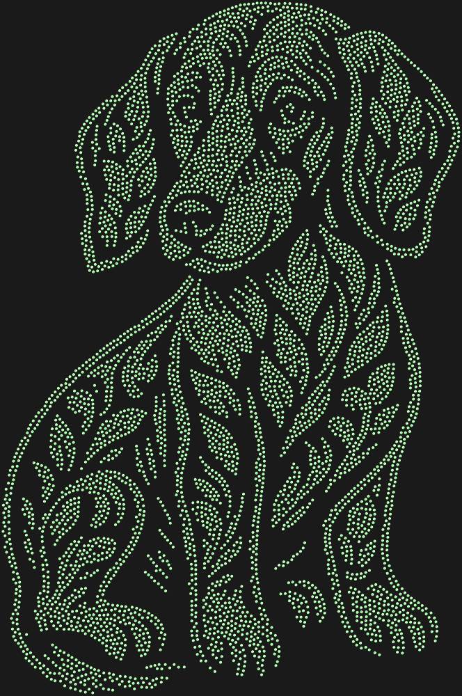 Трафарет Щенок таксы — RHT_DACHSHUNDPUPPY1_SS4_LT_PERIDOT