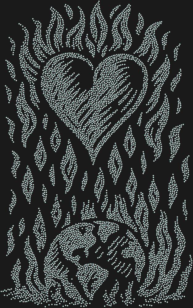 Трафарет Heart — RHT_HEARTFIRE1_SS20_CRYSTAL_AB_DMC