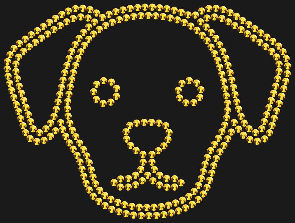 Трафарет Dog — RHT_DOG4_SS16_GOLD