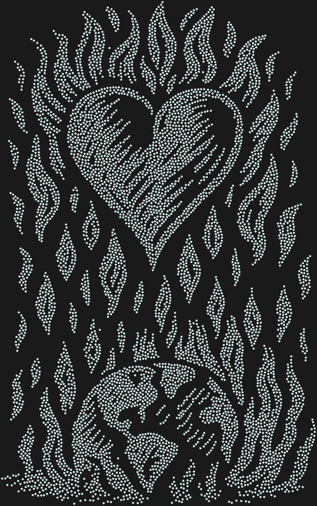 Трафарет Heart — RHT_HEARTFIRE1_SS5_CRYSTAL_AB_DMC