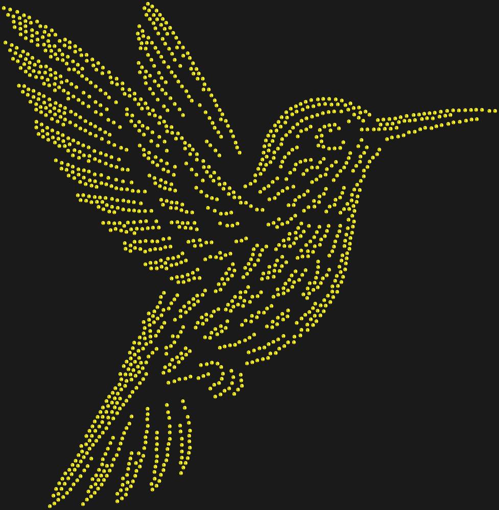 Трафарет Колибри — RHT_HUMMINGBIRD3_SS10_OLIVE