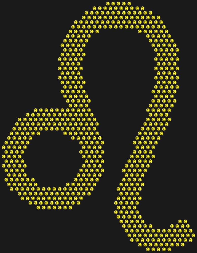 Трафарет Leo zodiac sign — RHT_ZODIACLEO1_SS16_OLIVE