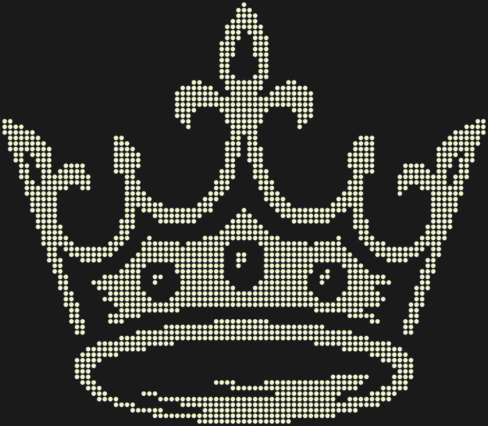 Трафарет Crown — RHT_CROWN2_SS20_CRYSTAL_AB