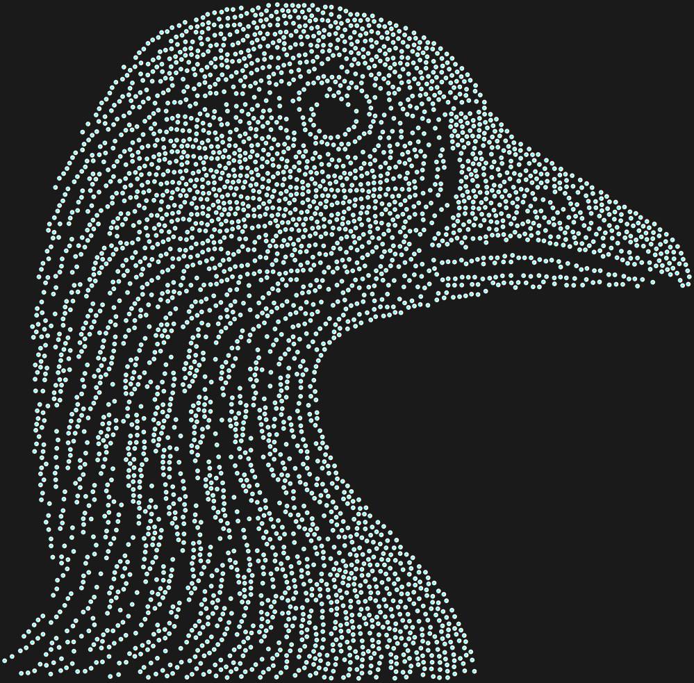 Трафарет Гусь — RHT_GOOSE1_SS16_CRYSTAL_AB_DMC
