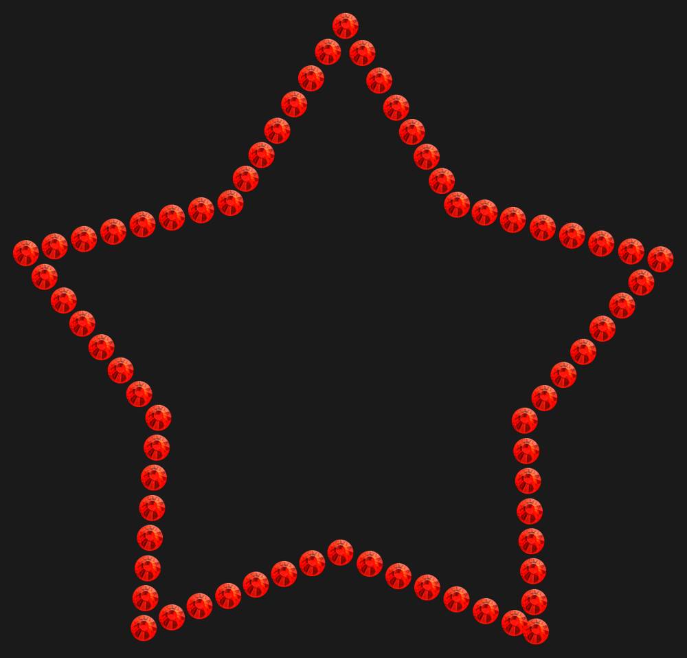 Трафарет Star contour — RHT_STAR1_SS16_LT_SIAM