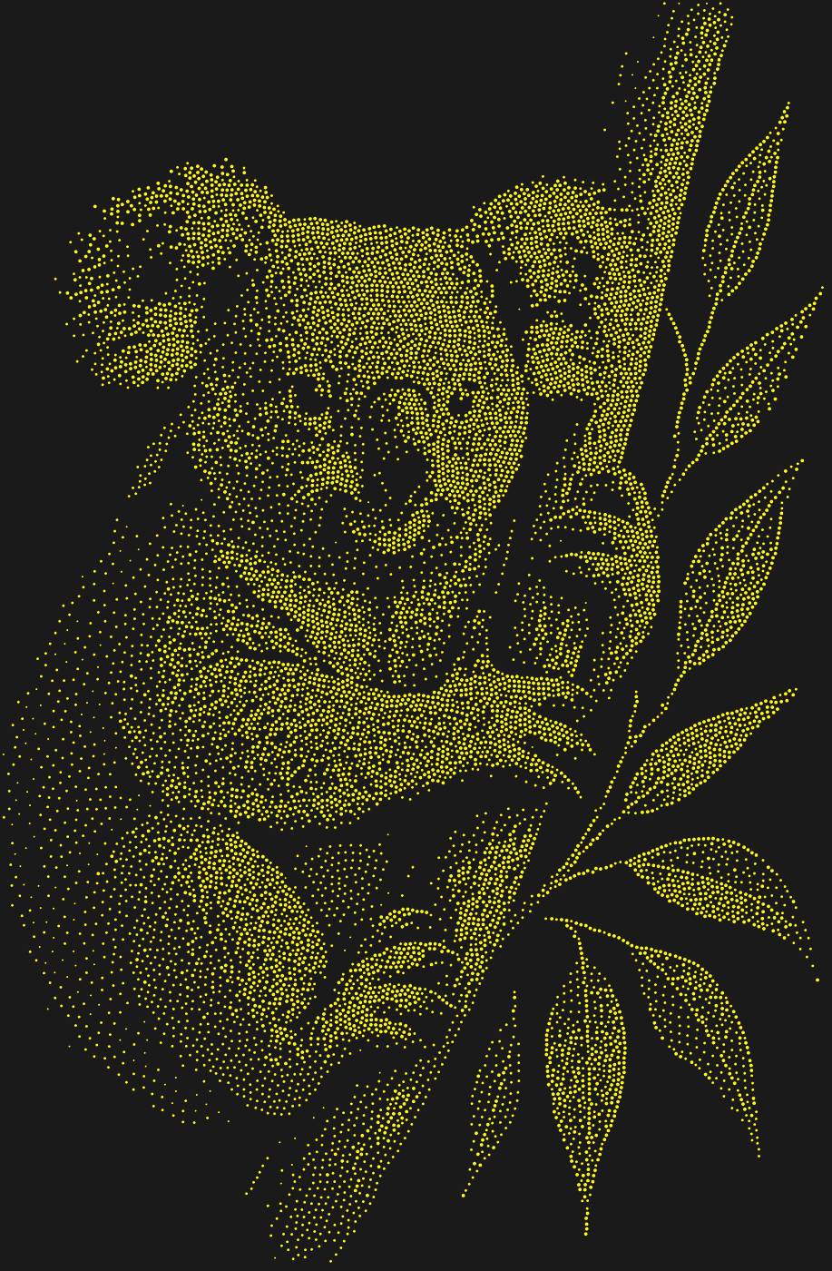 Трафарет Коала — KOALA1
