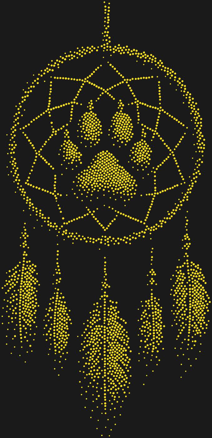 Трафарет Ловец снов - собачий след — DREAMCATCHERPAW1