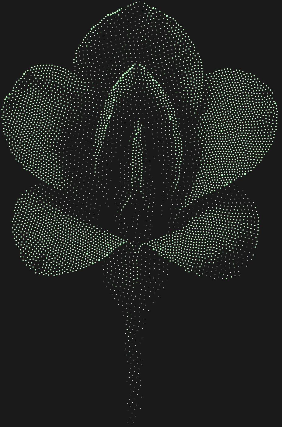 Трафарет Цветок — FLOWER4