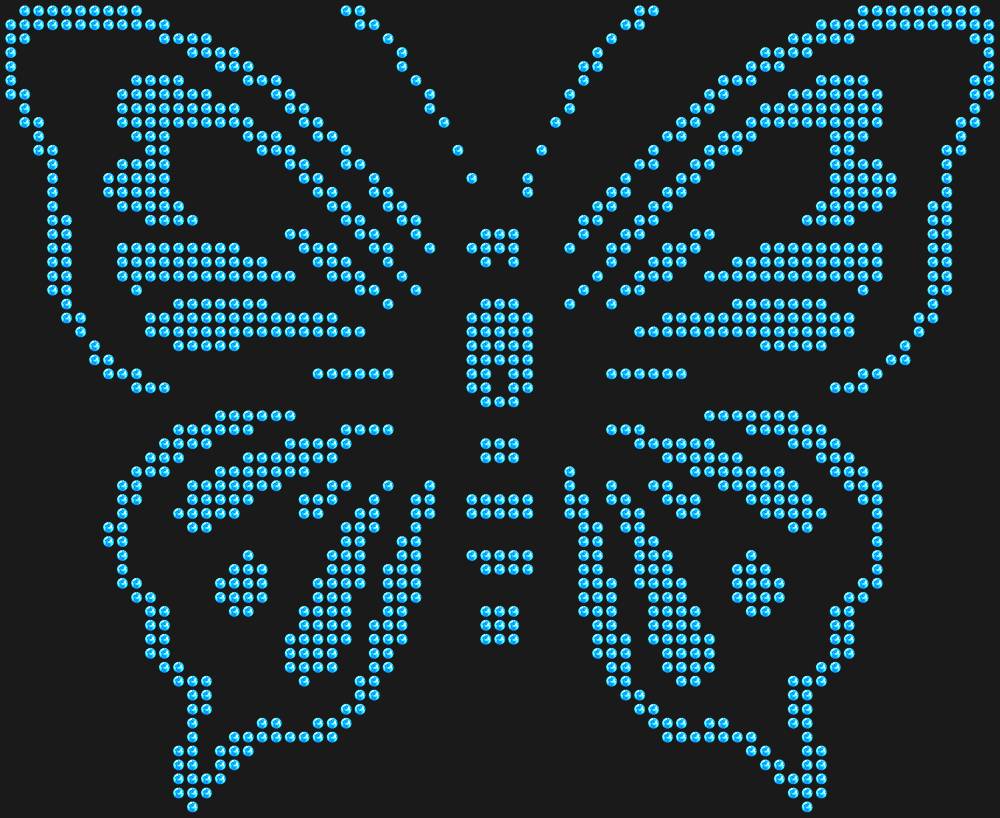 Трафарет Butterfly — RHT_BUTTERFLY2_SS16_LT_SAPPHIRE