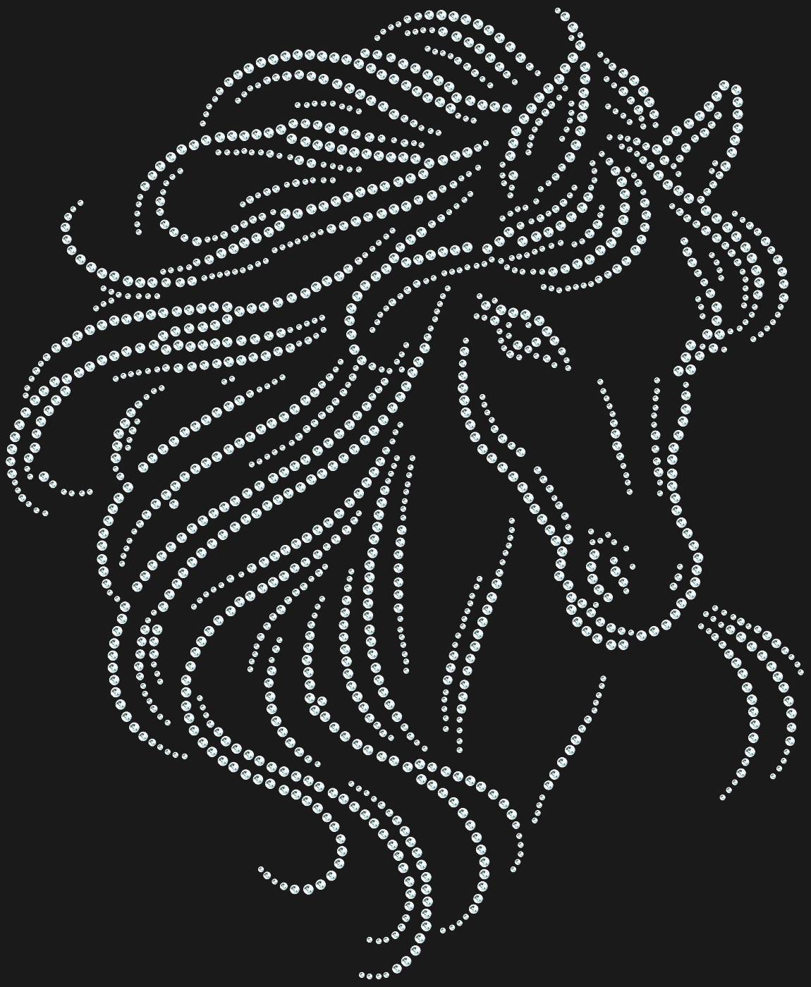 Трафарет Лошадка — HORSE21