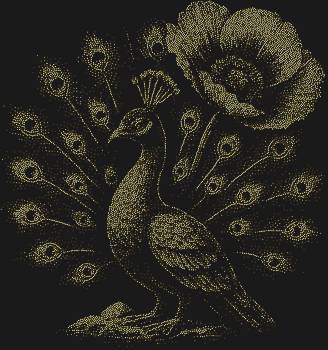 Рисунок из страз по номерам «Павлин и цветок» с 10198 сверкающими кристаллами: позвольте вечной красоте грации и великолепия расцвести на вашем холсте, вдохнув жизнь в каждый блик.