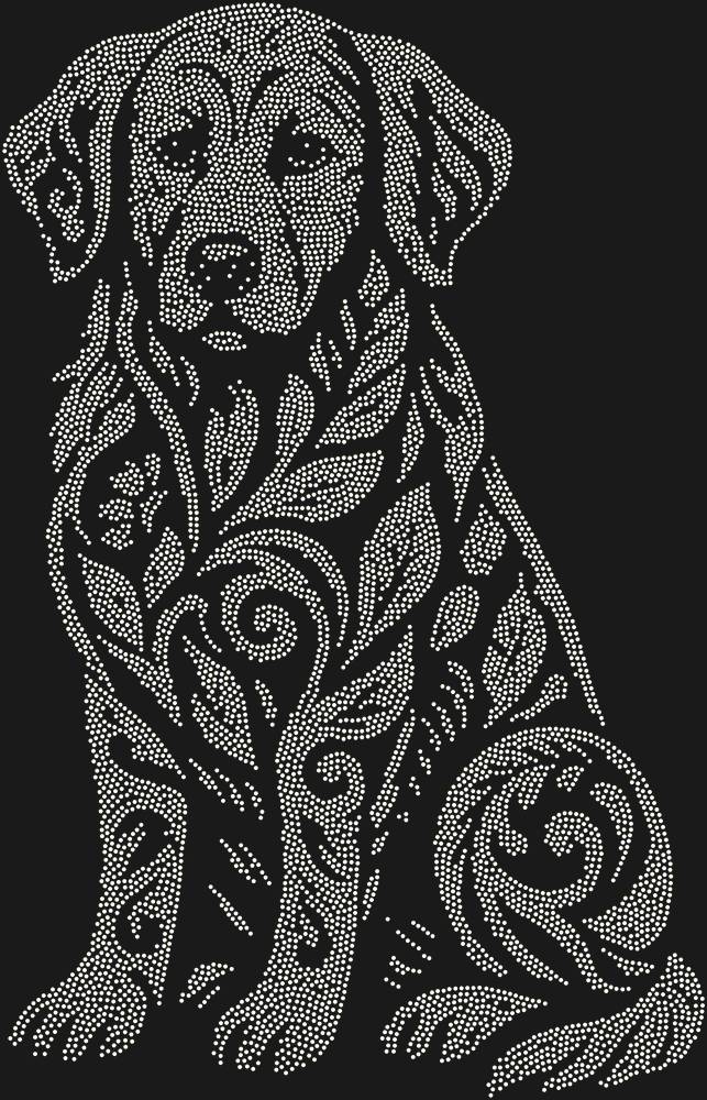 Трафарет Labrador Retriever — RHT_LABRADOR1_SS3_CRYSTAL_AB