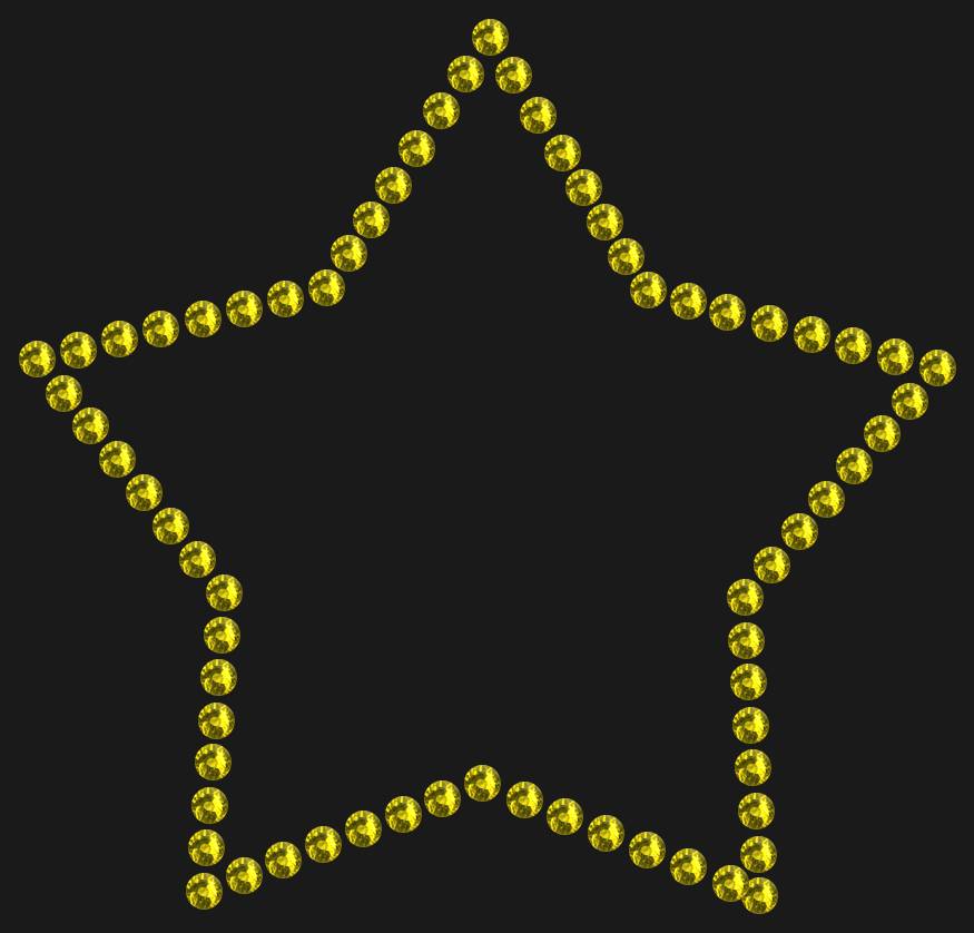 Трафарет Star contour — RHT_STAR1_SS10_OLIVE