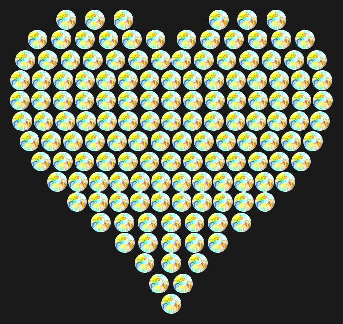 Трафарет Compact heart — RHT_HEART5_SS12_CRYSTAL_AB