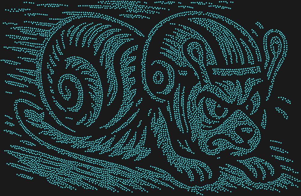 Трафарет Улитка гонщик — RHT_SNAIL4_SS5_AQUAMARINE