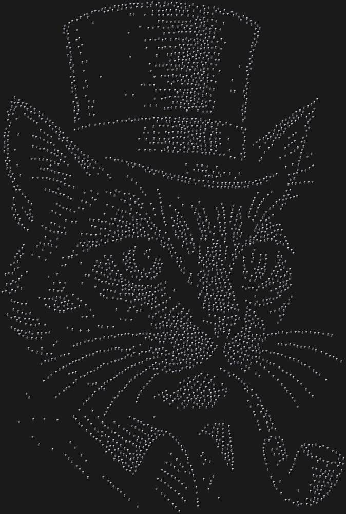 Трафарет Кот в шляпе — RHT_CAT2_SS10_JET_BLACK