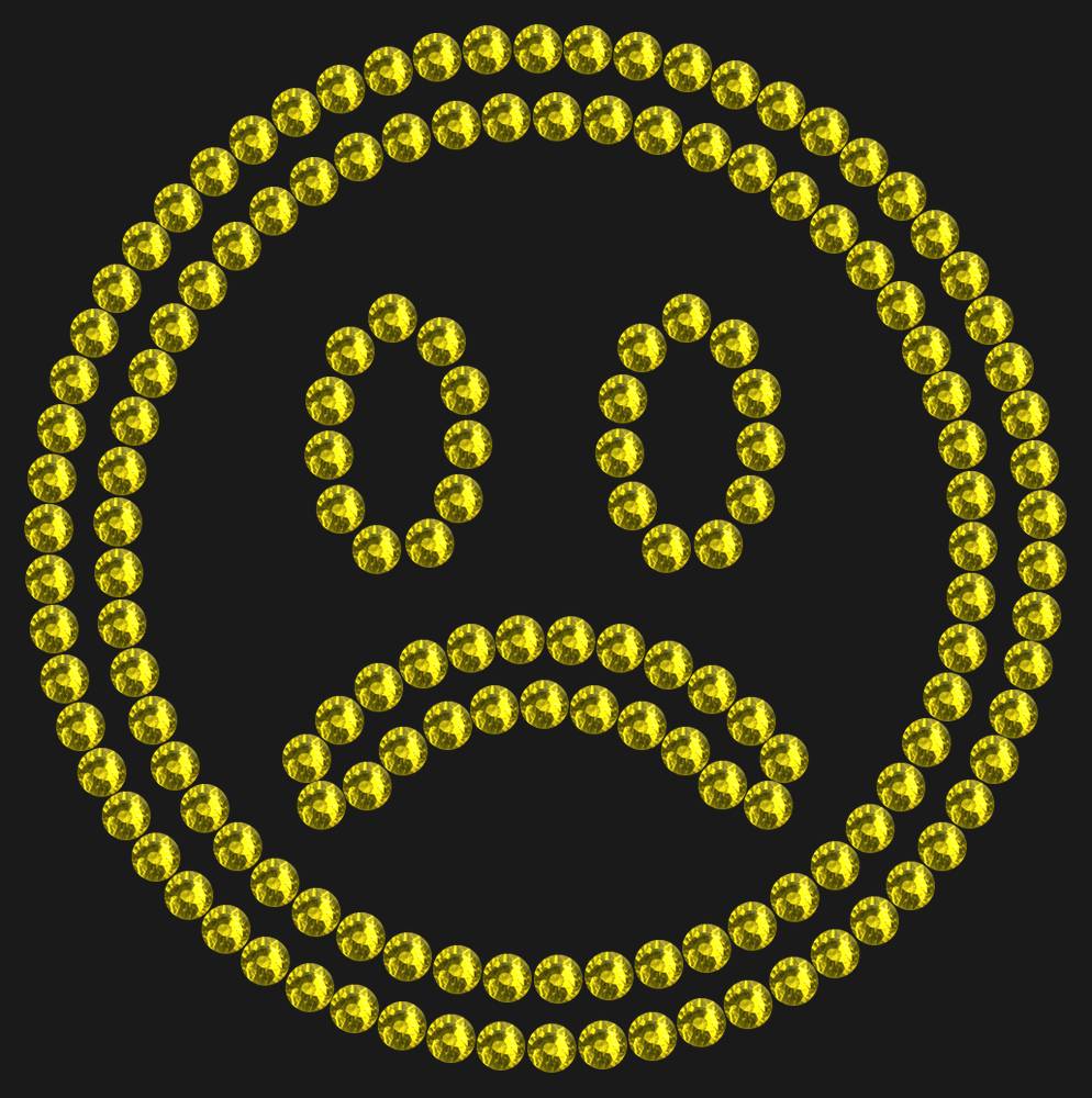 Трафарет Sad emoji — RHT_SMILE6_SS16_OLIVE