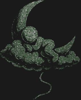 Рисунок из страз по номерам: 5779 сверкающих камней оживляют «Человечка, спящего на облаке», даря волшебство и безмятежность каждому взгляду.