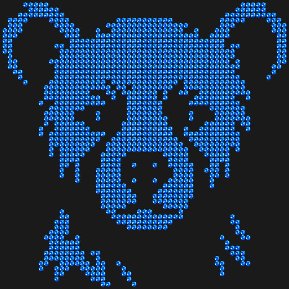 Трафарет Stern bear cub — RHT_LITTLEBEAR1_SS10_SAPPHIRE