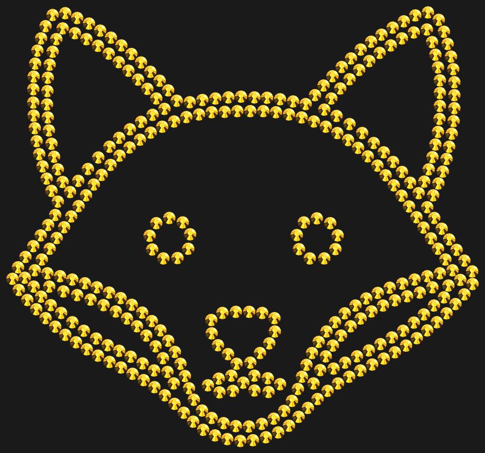Трафарет Fox — RHT_FOX1_SS10_GOLD