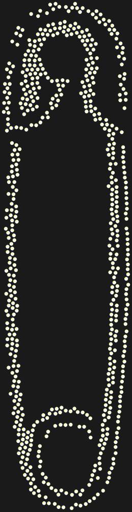 Трафарет Safety pin — RHT_SAFETYPIN1_SS20_CRYSTAL_AB