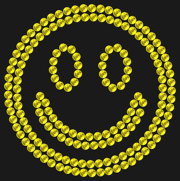 Трафарет Smiley — RHT_SMILE1_SS10_CITRINE