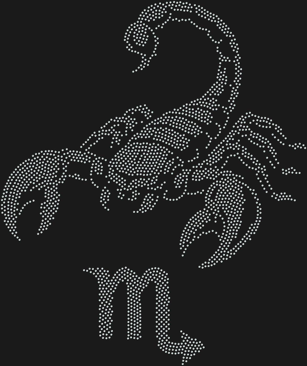 Трафарет Знак зодиака Скорпион — SCORPION1