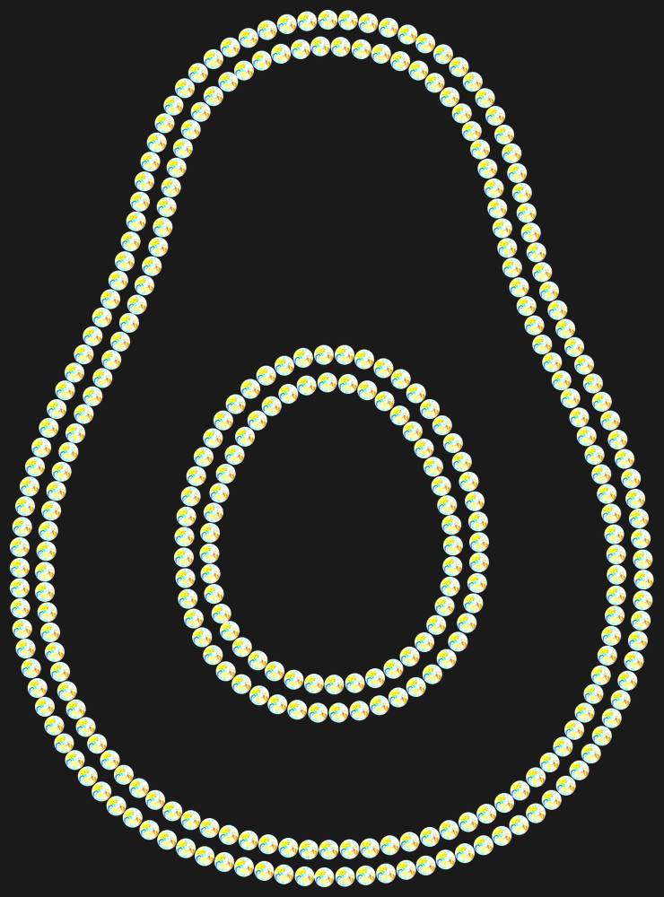 Трафарет Avocado — RHT_AVOCADO1_SS12_CRYSTAL_AB
