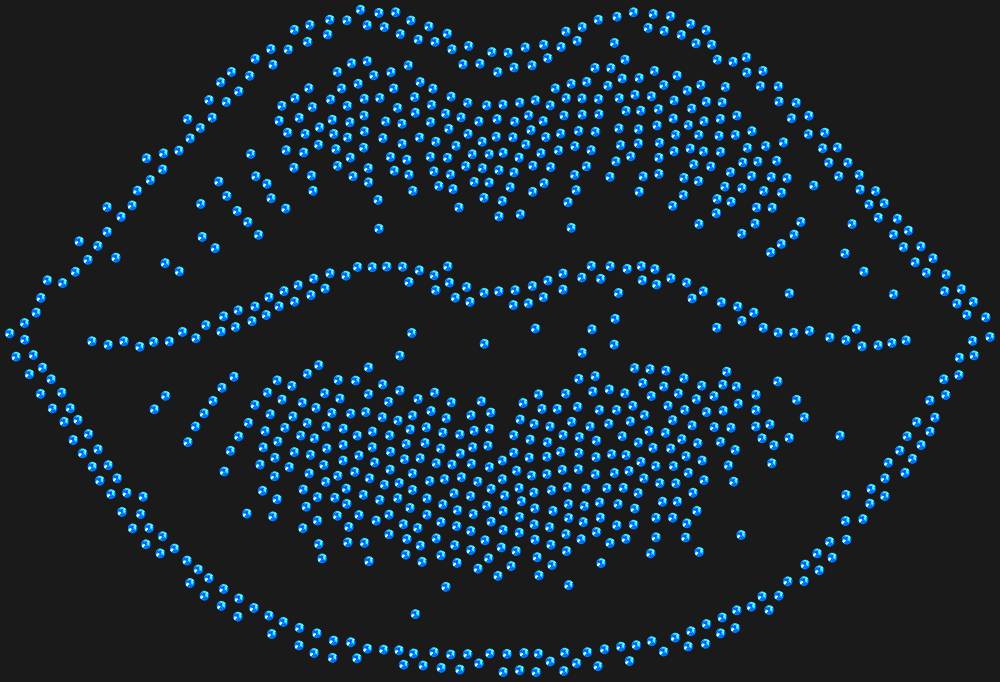 Трафарет Lips — RHT_LIPS2_SS16_SAPPHIRE