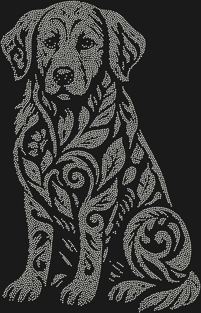 Трафарет Labrador Retriever — RHT_LABRADOR1_SS4_CRYSTAL_AB