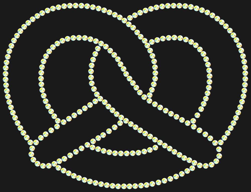 Трафарет Pretzel — RHT_PRETZEL1_SS16_CRYSTAL_AB
