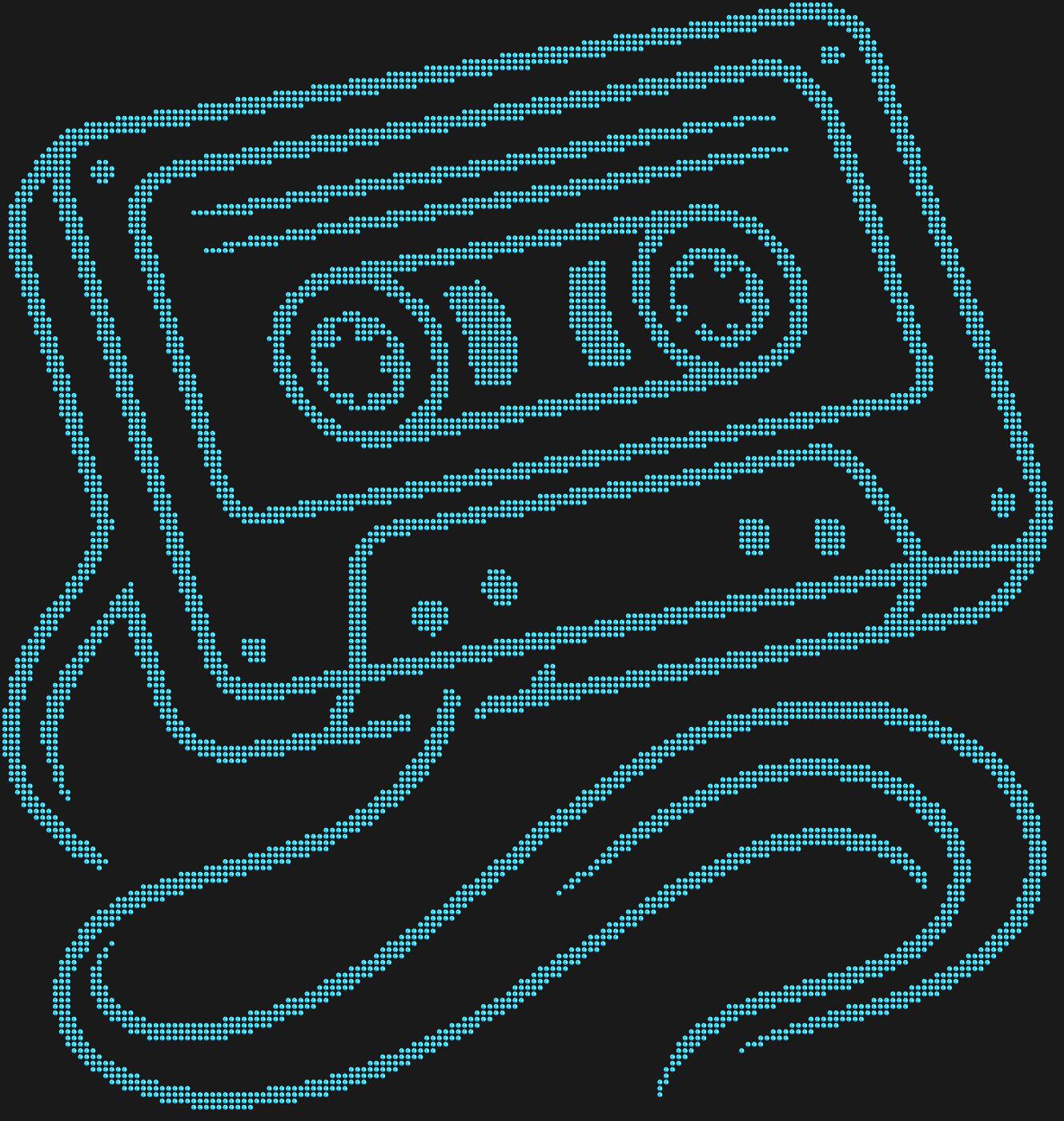 Трафарет Кассета — CASSETTETAPE1