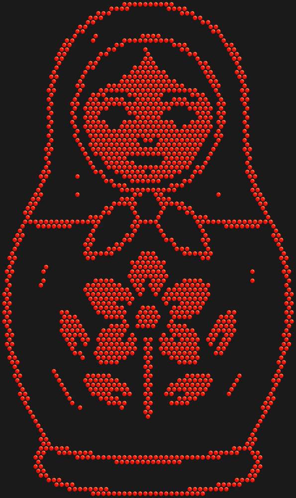 Трафарет Matryoshka doll — RHT_MATRYOSHKA1_SS10_LT_SIAM