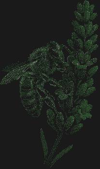 Рисунок из страз по номерам «Пчела на цветке» засияет 5605 искорками, словно замерший момент танца трудолюбивой пчелы над ароматным полем лаванды.