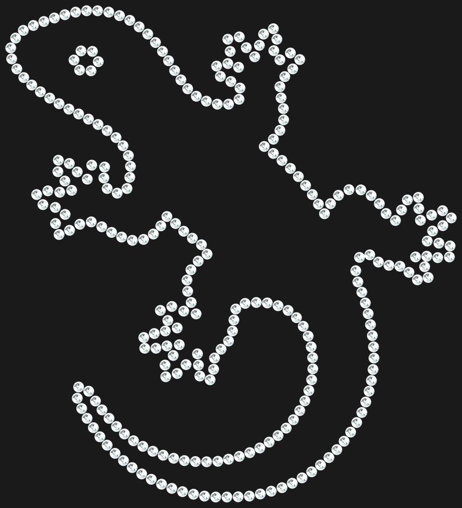 Трафарет Lizard — RHT_LIZARD1_SS16_CRYSTAL_CLEAR