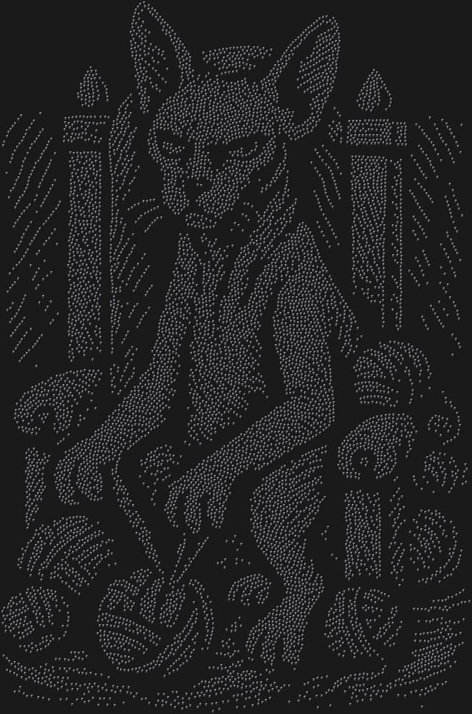 Трафарет Кот император — RHT_CATEMPEROR1_SS12_JET_BLACK