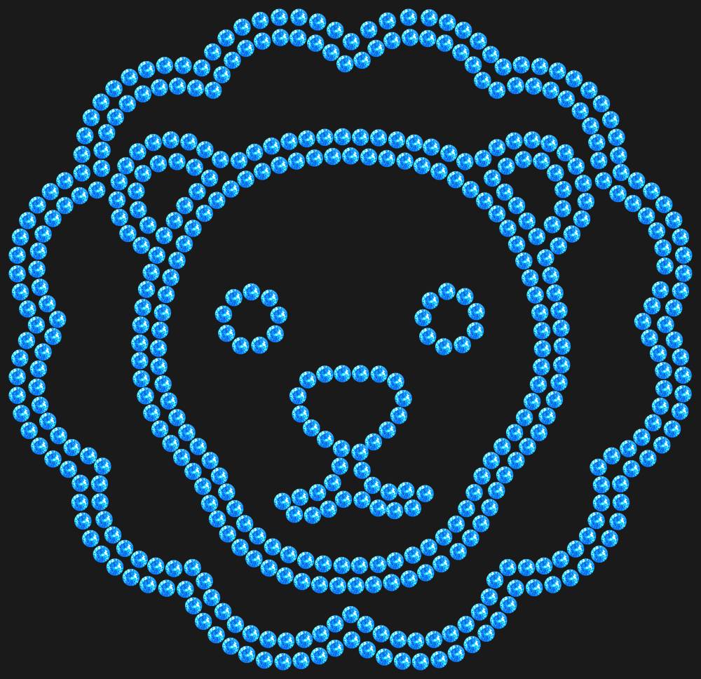 Трафарет Leo — RHT_LION2_SS10_LT_SAPPHIRE