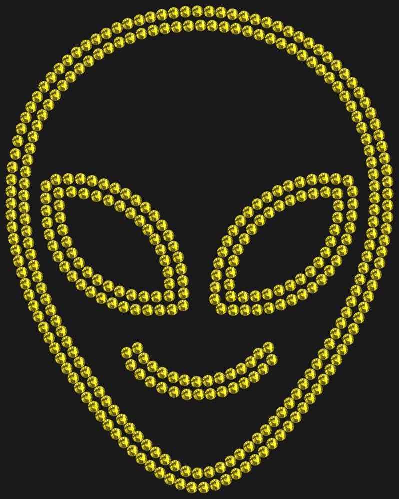 Трафарет Cute alien — RHT_UFO2_SS16_OLIVE