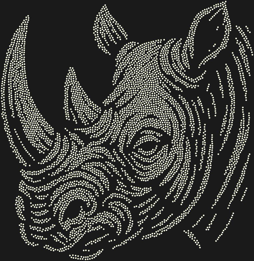 Трафарет Носорог — RHT_RHINO1_SS16_CRYSTAL_AB