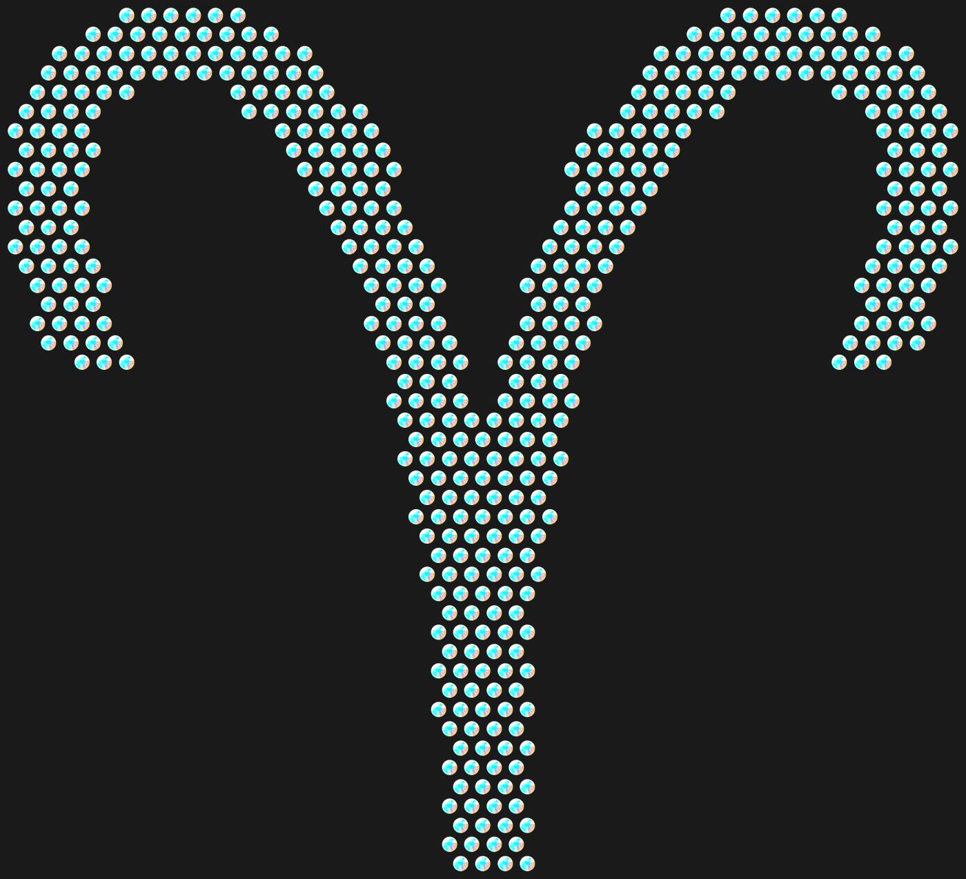 Трафарет Aries (Zodiac sign) — ZODIACARIES1