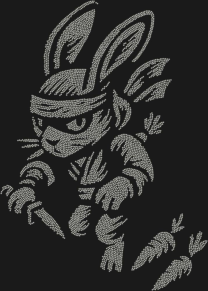 Трафарет Заяц-ниндзя — RHT_RABBITNINJA1_SS20_CRYSTAL_AB