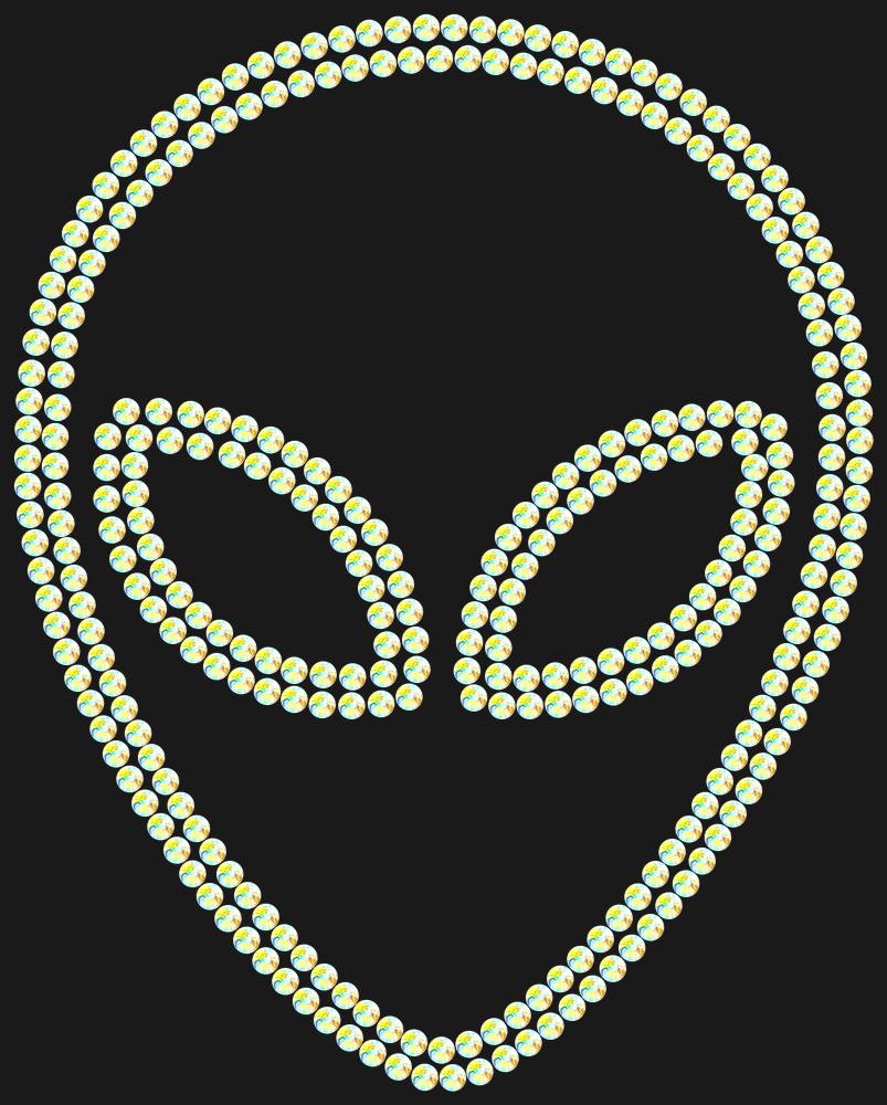 Трафарет Alien — RHT_UFO1_SS20_CRYSTAL_AB