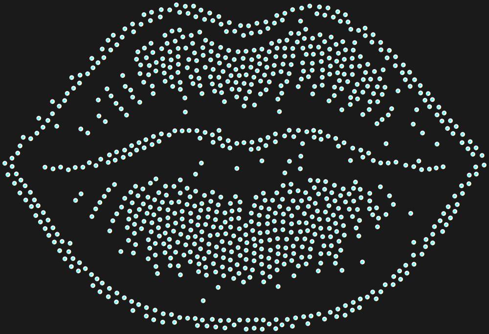 Трафарет Lips — RHT_LIPS2_SS20_CRYSTAL_AB_DMC