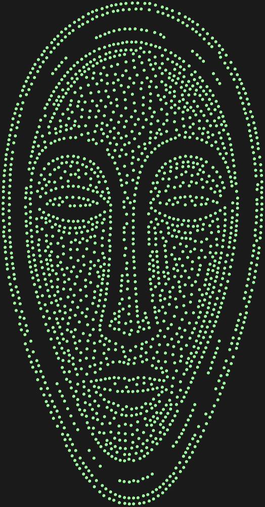 Трафарет African-style mask — RHT_AFRICANMASK1_SS10_LT_PERIDOT