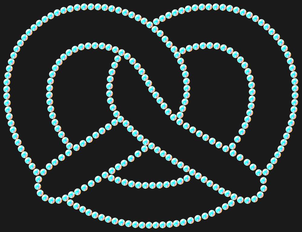 Трафарет Pretzel — RHT_PRETZEL1_SS16_CRYSTAL_AB_DMC